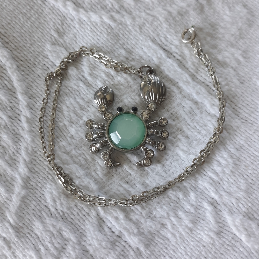 Women's Ocean Crab Necklace